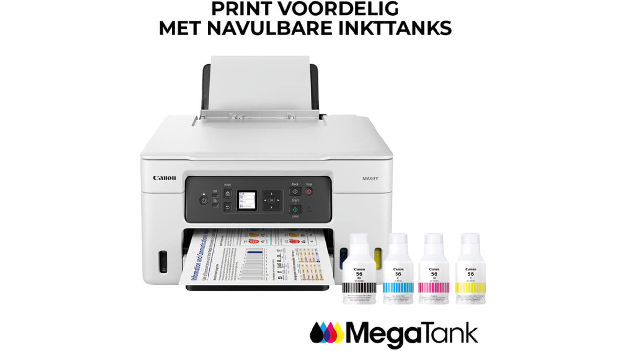 Multifunctional inktjet printer Canon MAXIFY GX3050