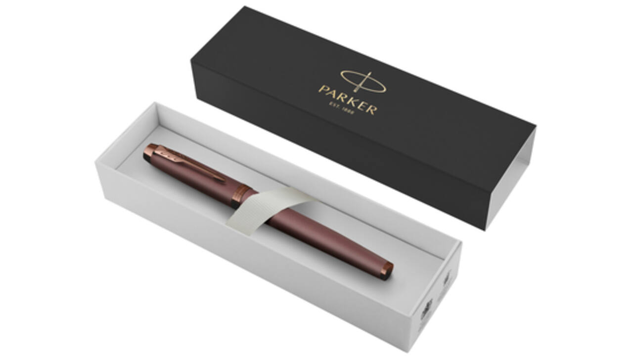 Vulpen Parker IM Monochrome burgundy GT medium