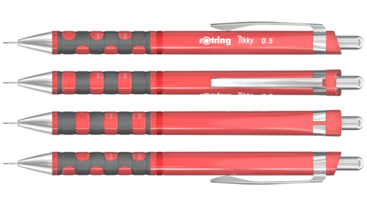Vulpotlood rOtring Tikky 0.5mm oud roze
