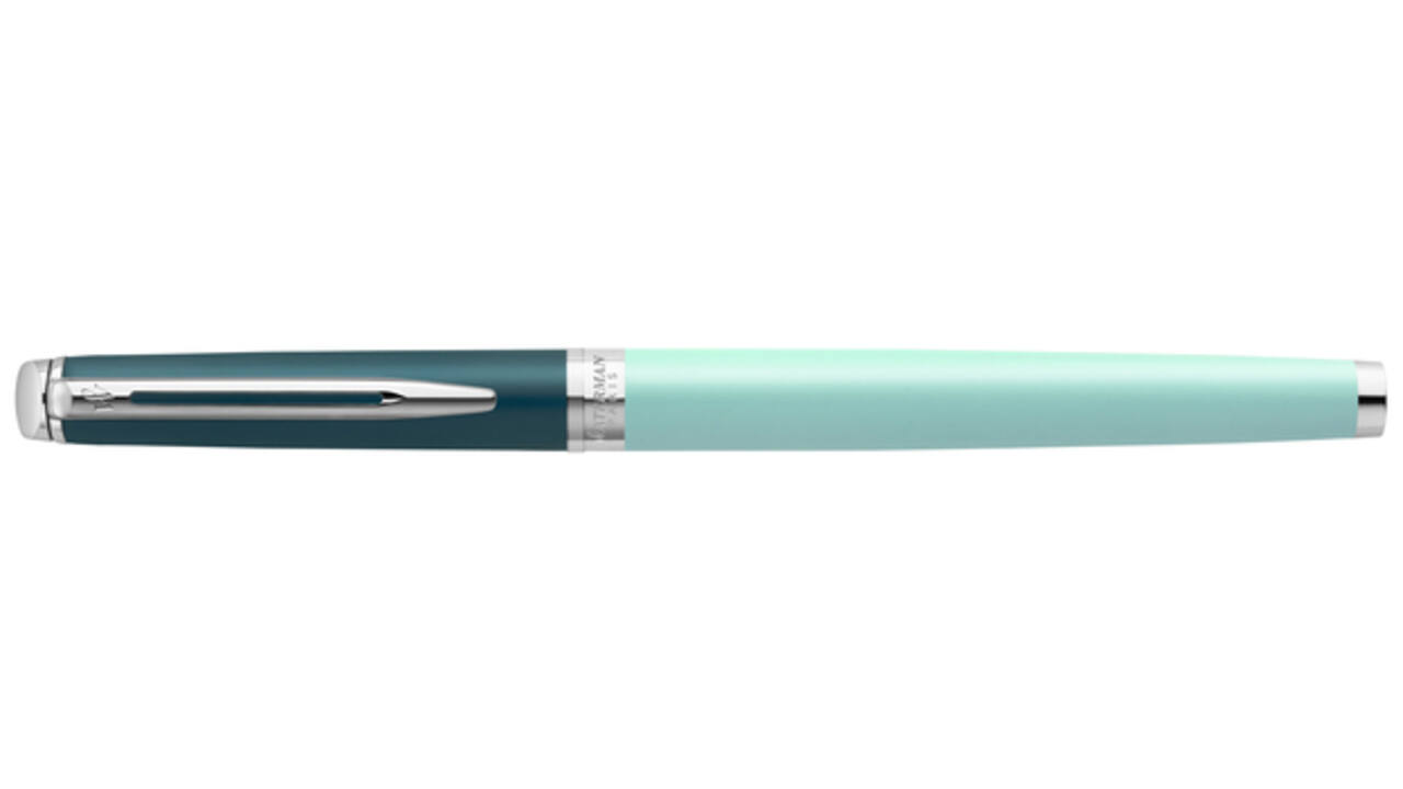 Rollerpen Waterman Hémisphère Colour Blocking green CT fijn