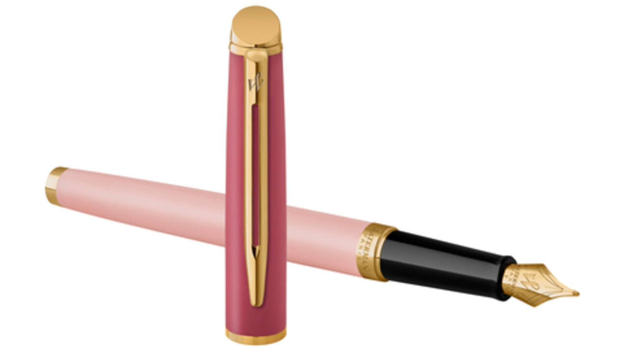 Vulpen Waterman Hémisphère Colour Blocking pink GT fijn