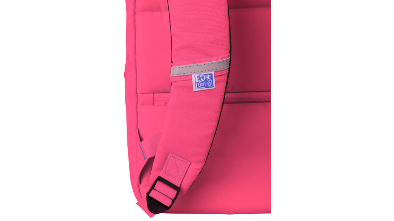 Rugzak Oxford 12 vakken roze
