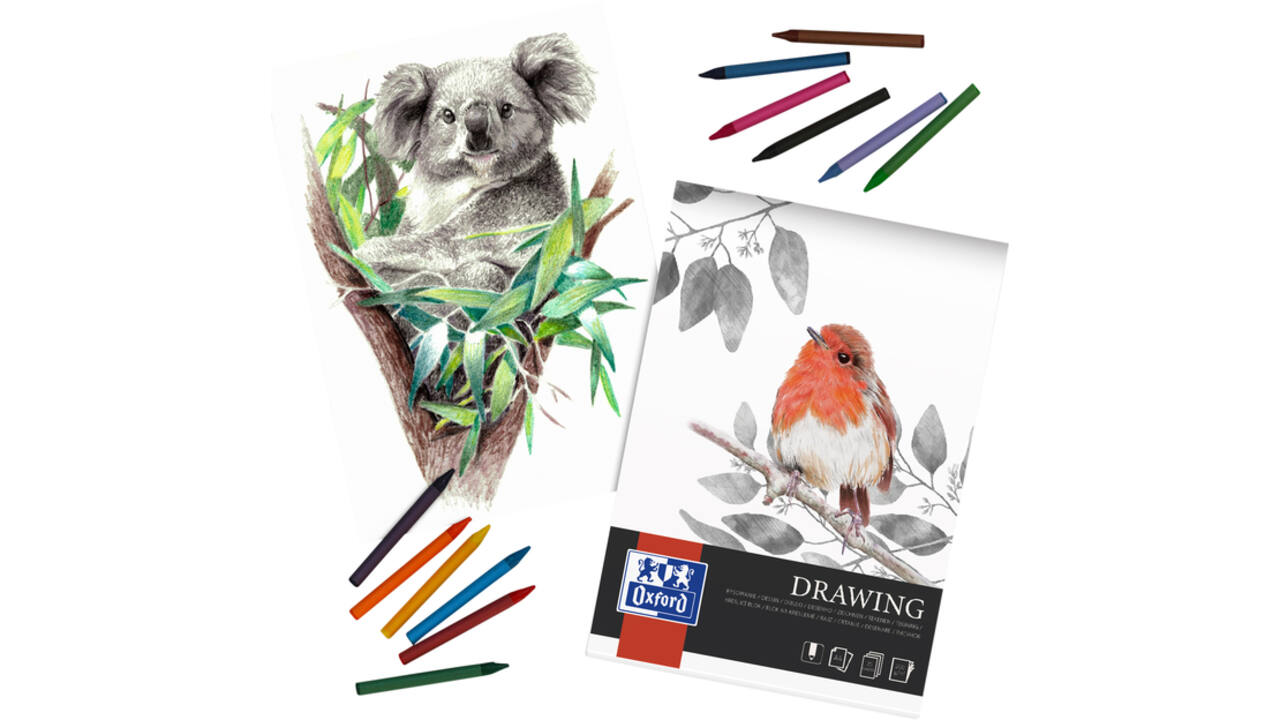 Tekenblok Oxford Drawing A4 40 vel 160 gram