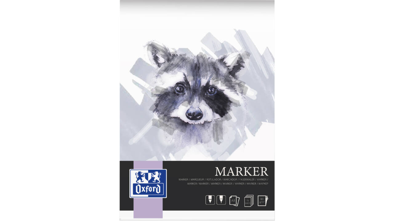 Tekenblok Oxford Marker A3 15 vel 180 gram