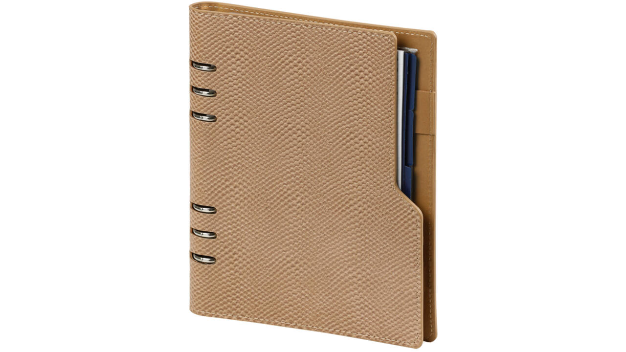 Organizer Kalpa Clipbook A5 inclusief agenda 2024-2025 7dagen/2pagina's slangprint bruin