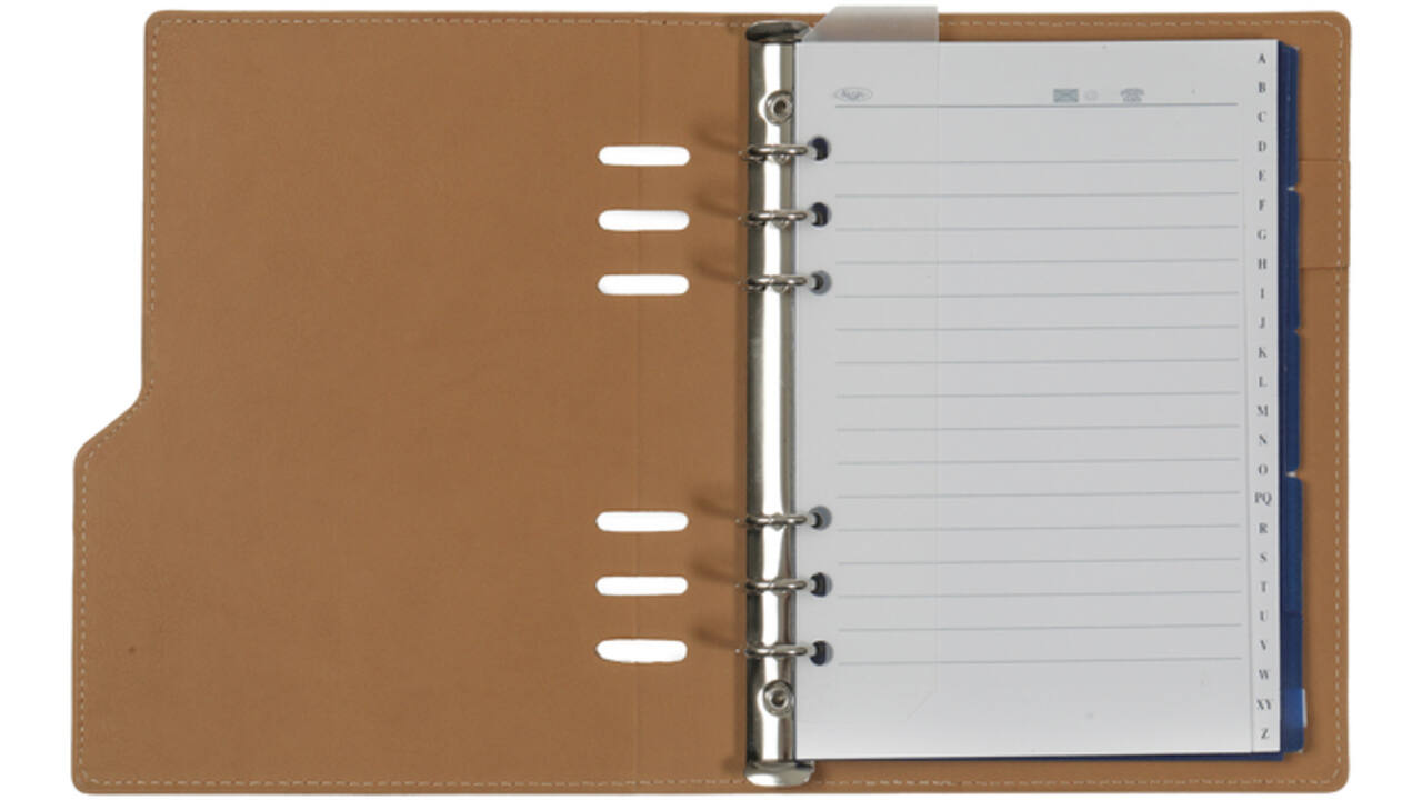 Organizer Kalpa Clipbook A5 inclusief agenda 2024-2025 7dagen/2pagina's slangprint bruin