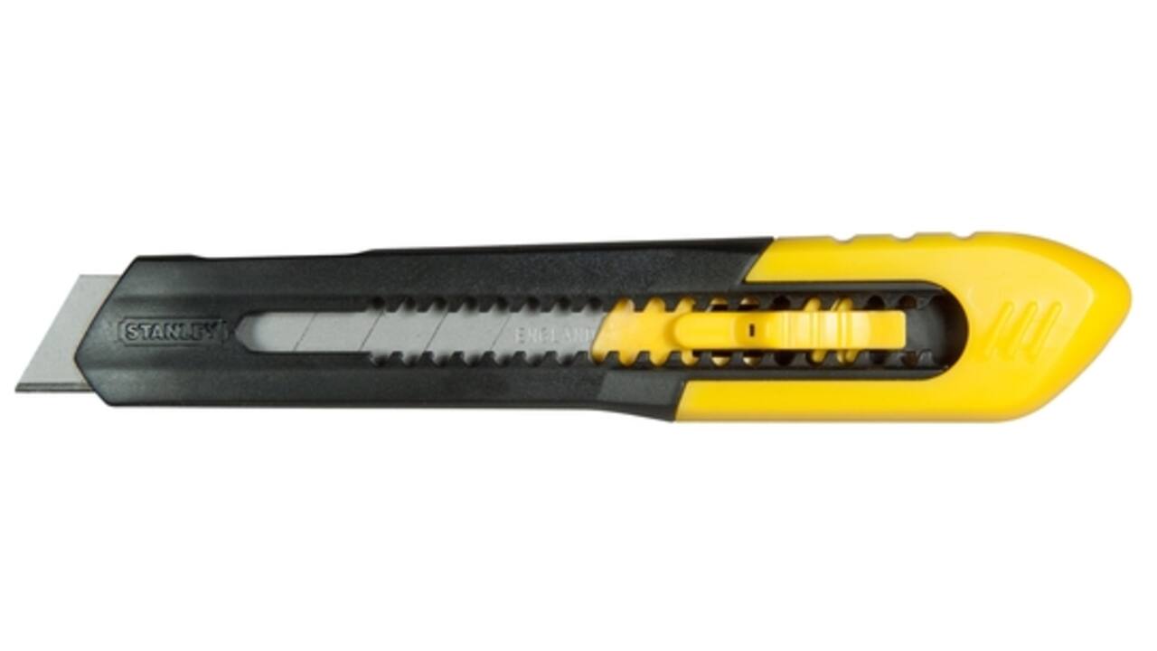 Afbreekmes Stanley SM 18mm antichoc blister à 1 stuk