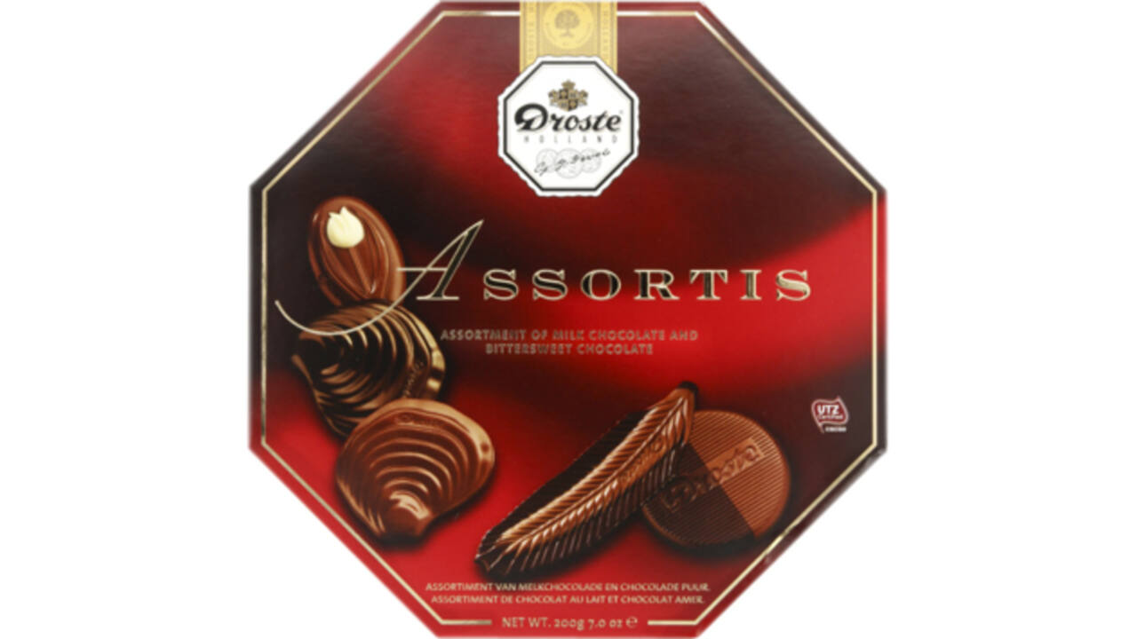 Chocolade Droste verwenbox assorti 200 gr