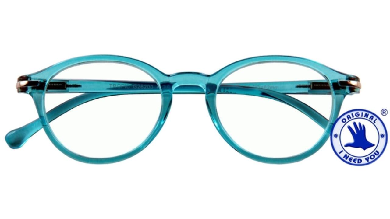 Leesbril I Need You +3.00 dpt Tropic turquoise