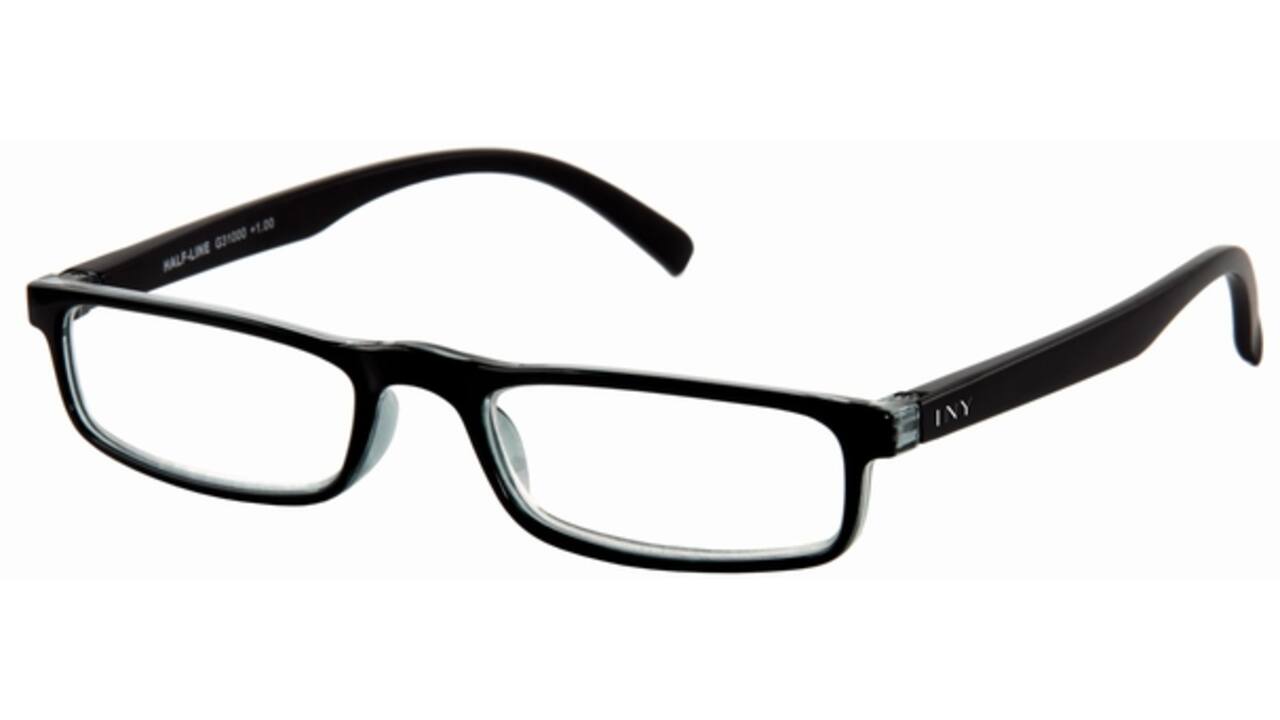 Leesbril I Need You +3.00 dpt Half-line zwart