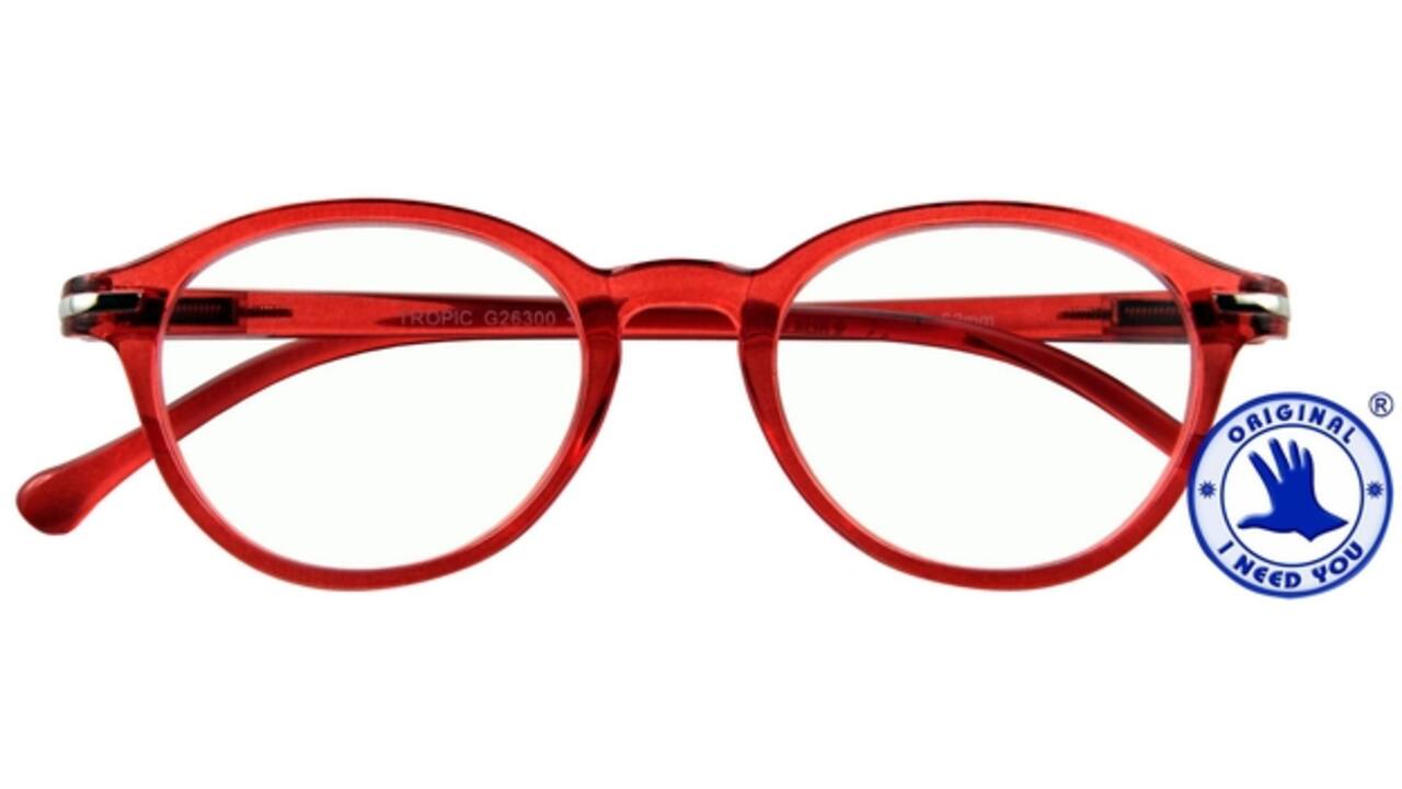 Leesbril I Need You +2.00 dpt Tropic rood
