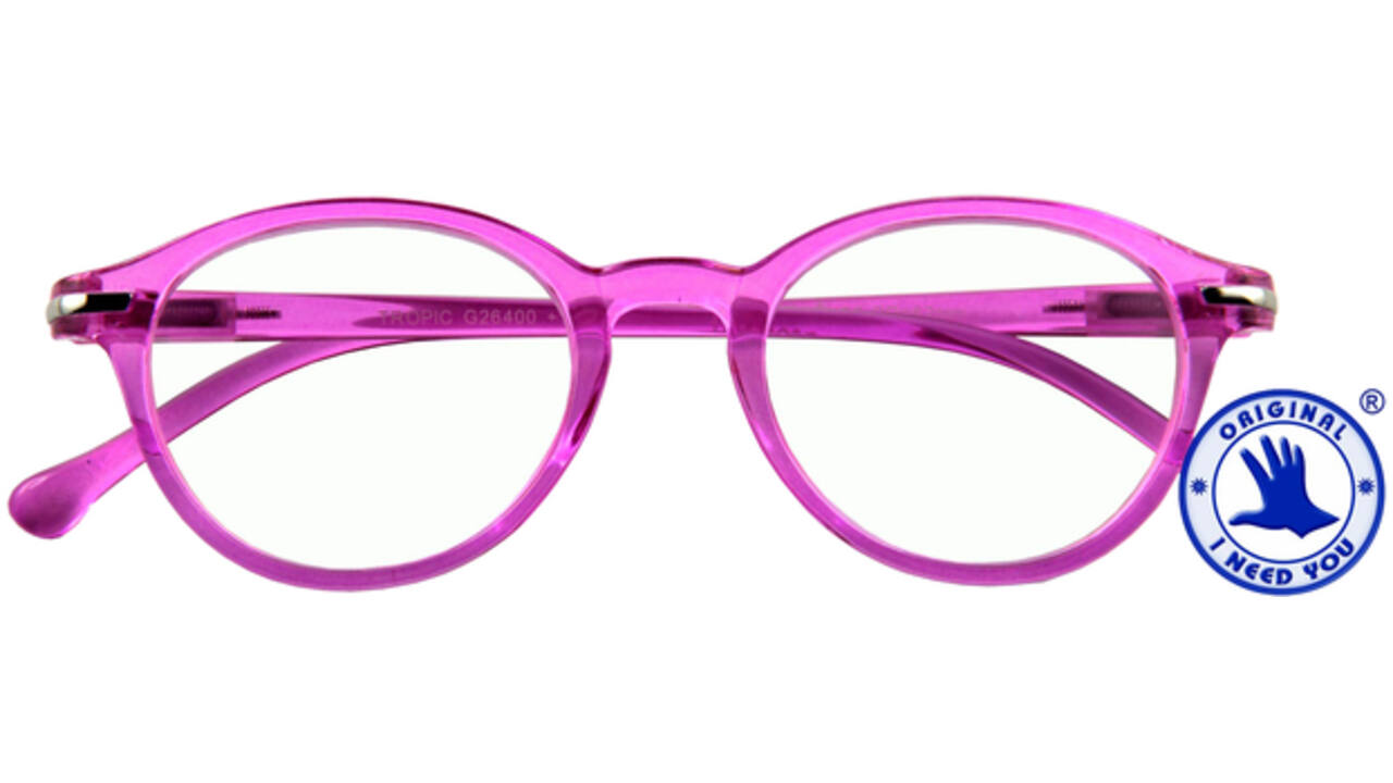 Leesbril I Need You +2.50 dpt Tropic roze