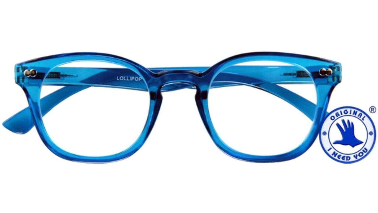 Leesbril I Need You +1.00 dpt Lollipop blauw