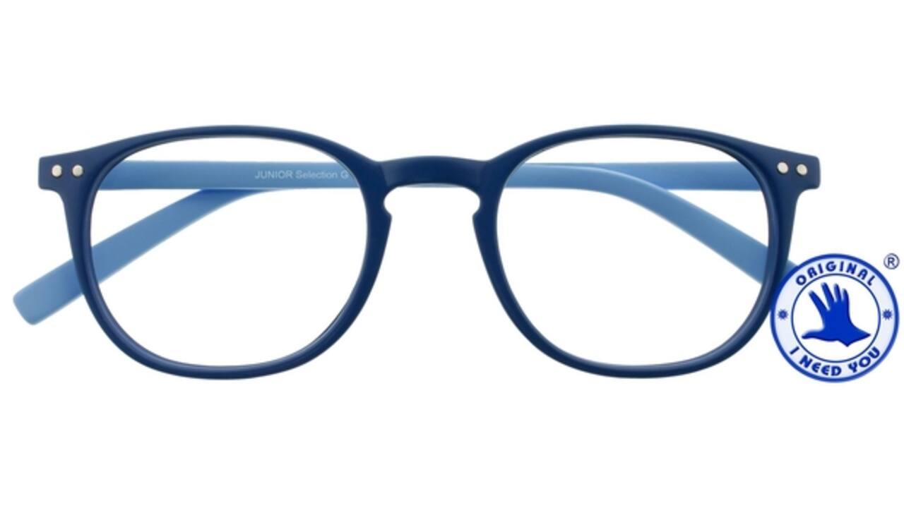 Leesbril I Need You +1.00 dpt Junior Selection blauw