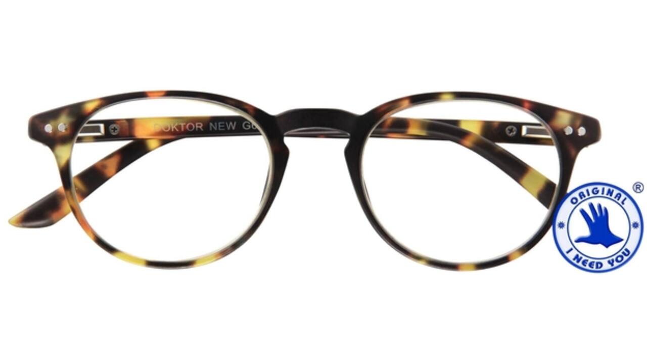 Leesbril I Need You +2.00 dpt Dokter New bruin