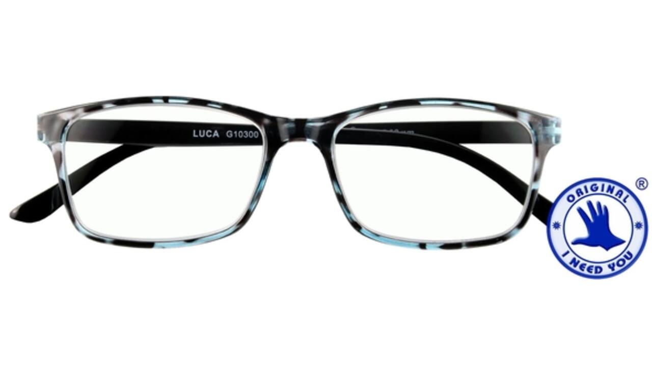 Leesbril I Need You +1.50 dpt Luca blauw