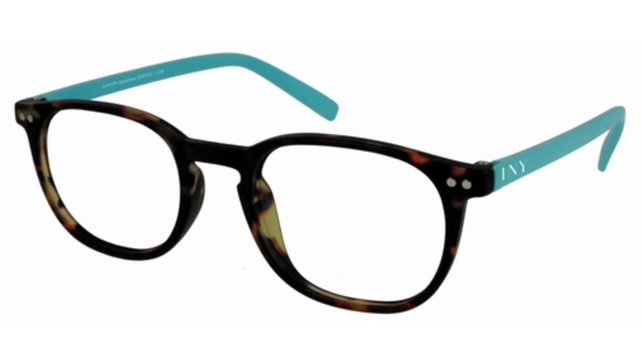 Leesbril I Need You +2.00 dpt Junior Selection bruin-turquoise