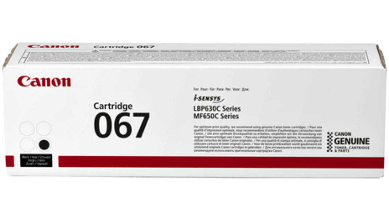 Tonercartridge Canon 067 zwart