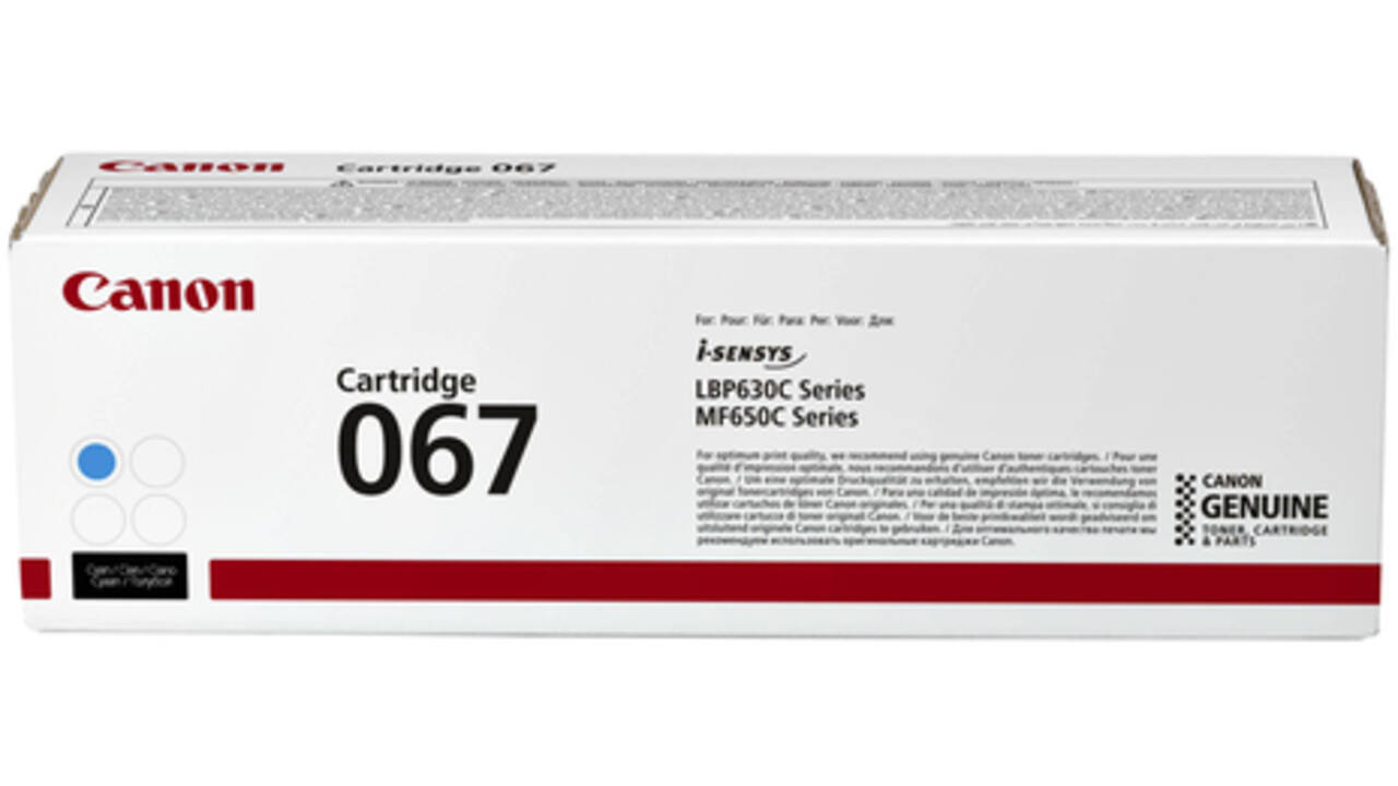 Tonercartridge Canon 067 blauw