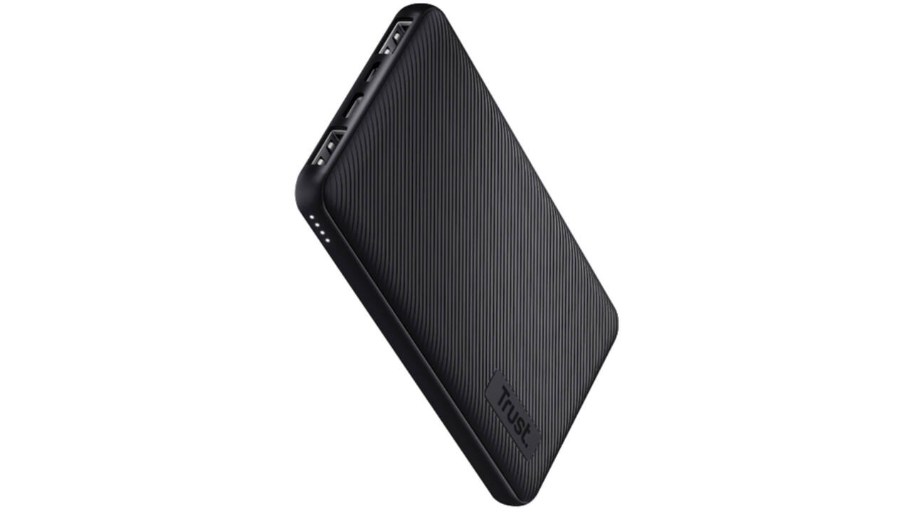 Powerbank Trust Primo 10.000 mAh eco zwart