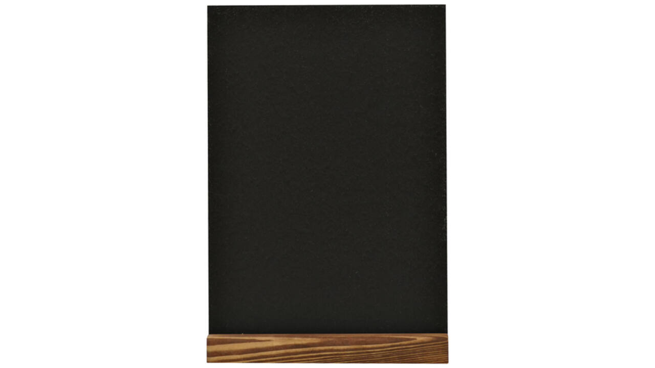 Krijtbord Europel tafelmodel A4 staand natural