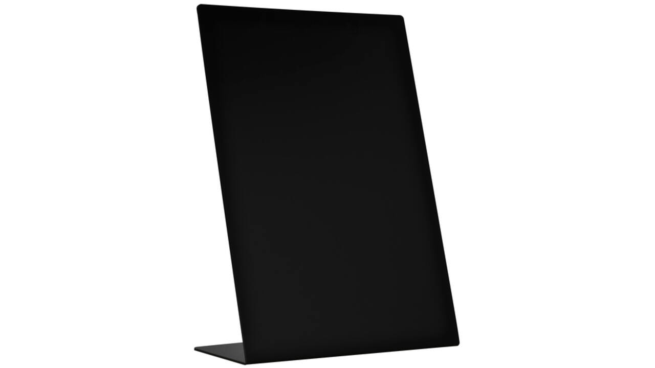 Krijtbord Europel L-standaard A4