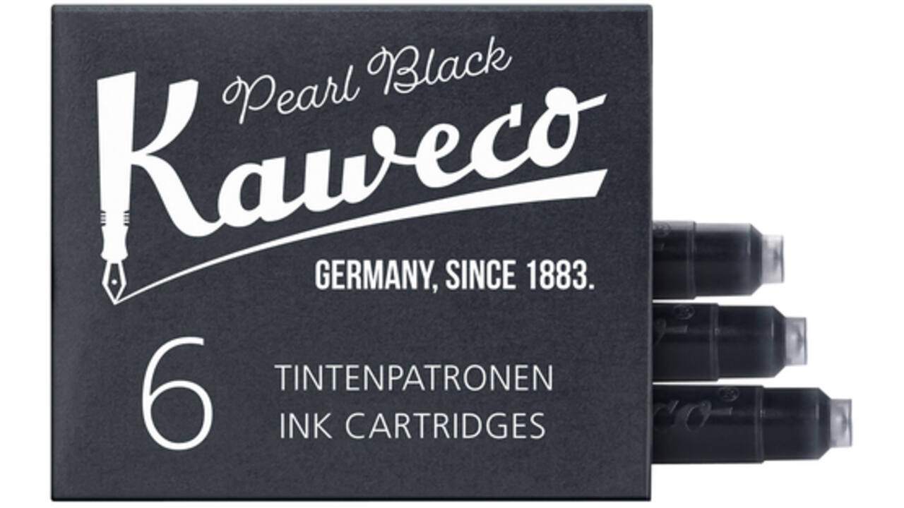 Inktpatroon Kaweco zwart doosje à 6 stuks