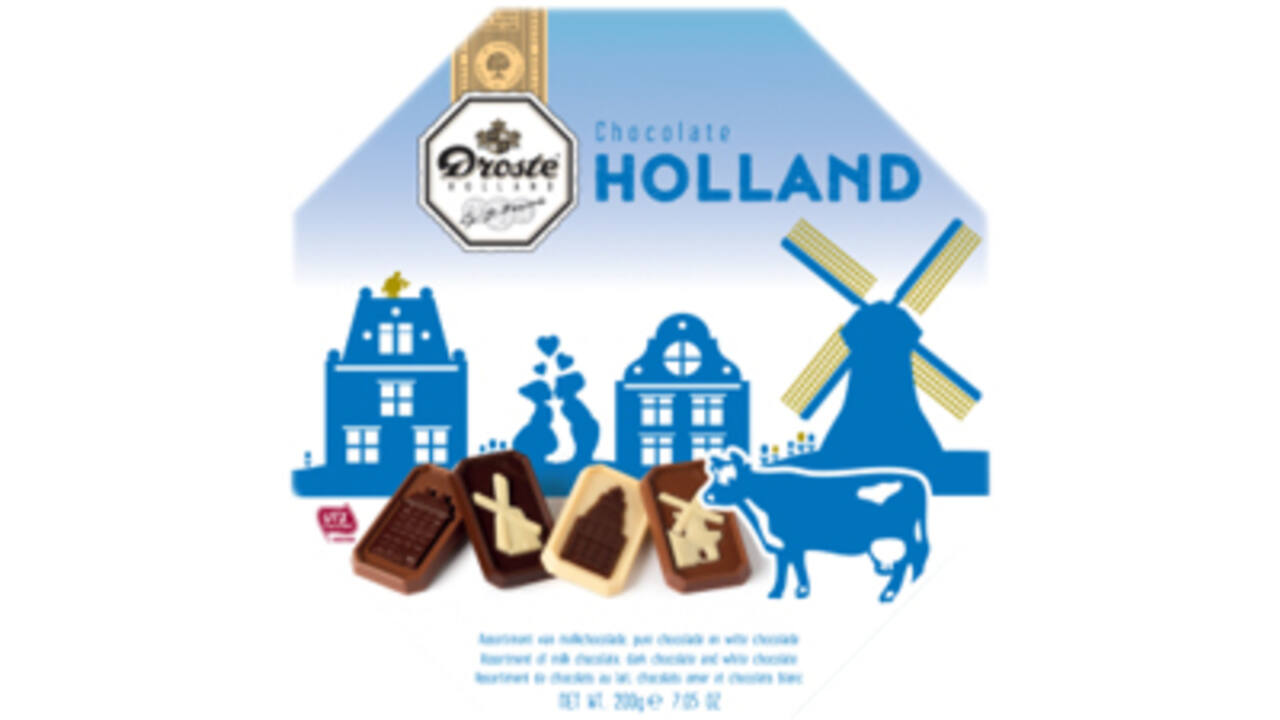 Chocolade Droste verwenbox Holland 200gr