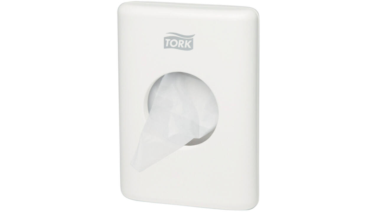 Dispenser Tork B5 damesverbandzakjes wit 566000