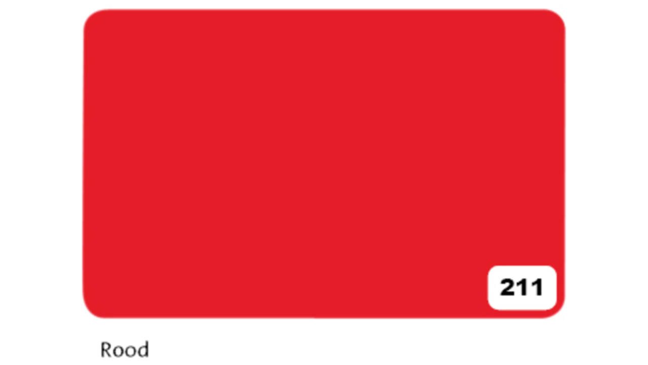 Etalagekarton Folia 1-zijdig 48x68cm 380gr nr211 rood