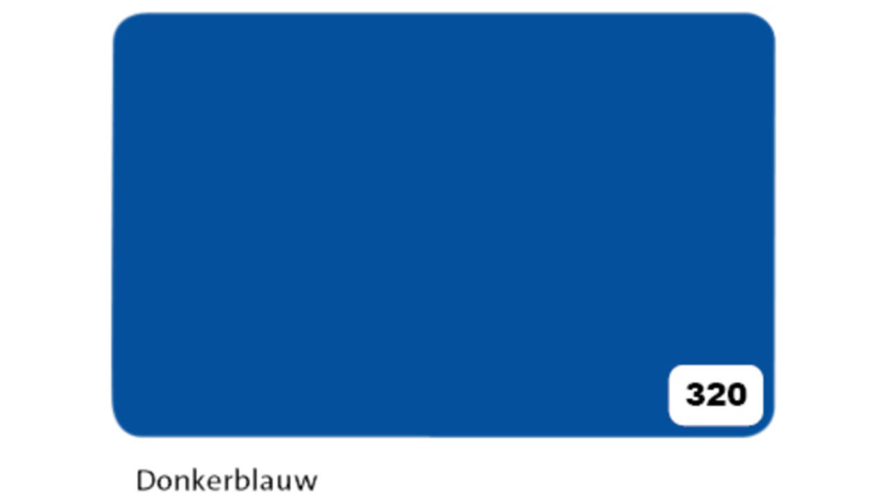 Etalagekarton Folia 1-zijdig 48x68cm 380gr nr320 donkerblauw