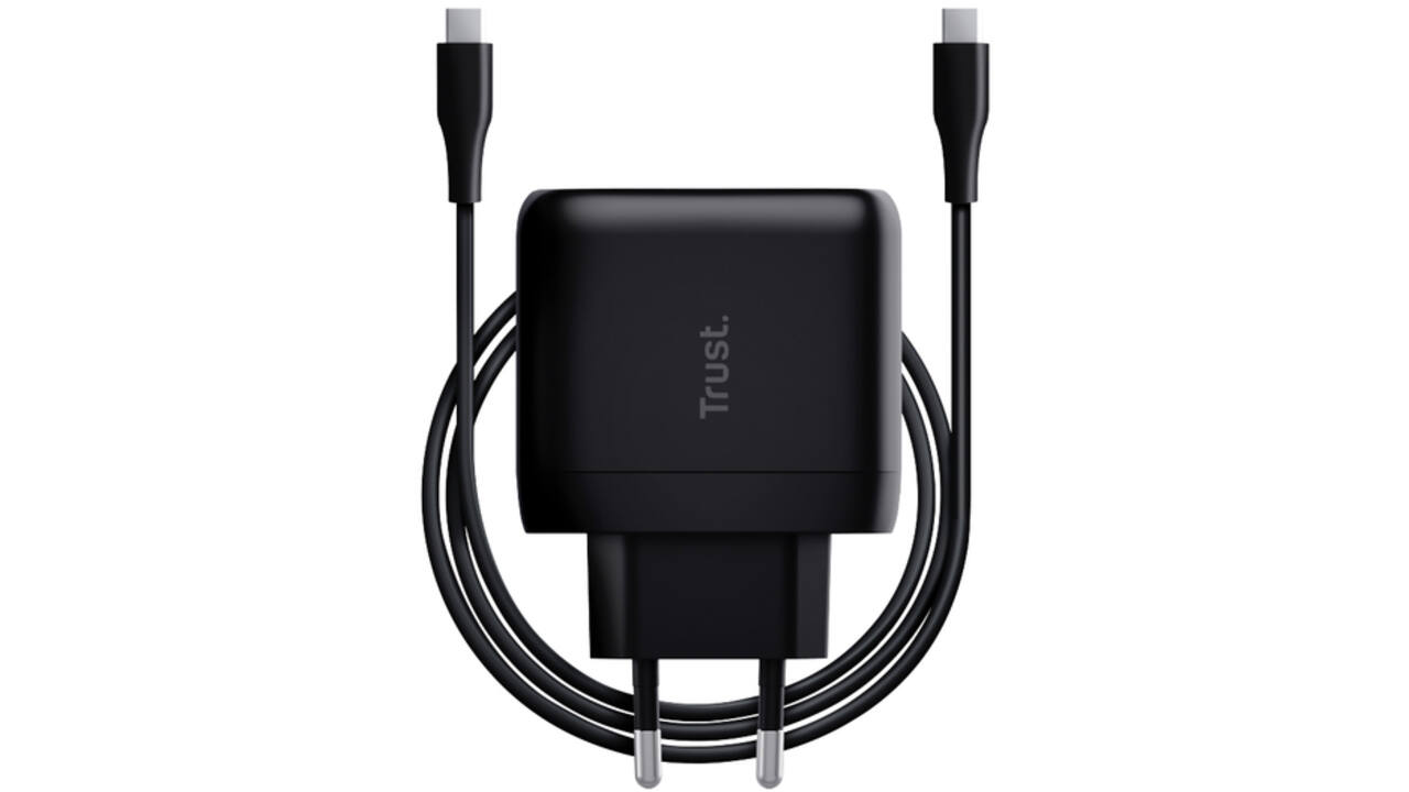 Oplader Trust Maxo 65W USB-C zwart