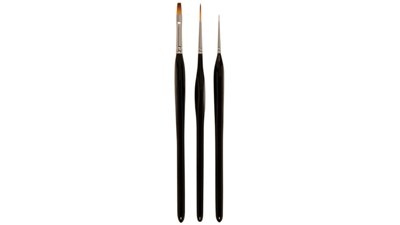 Penselenset Zahn modelbouw 3-delig