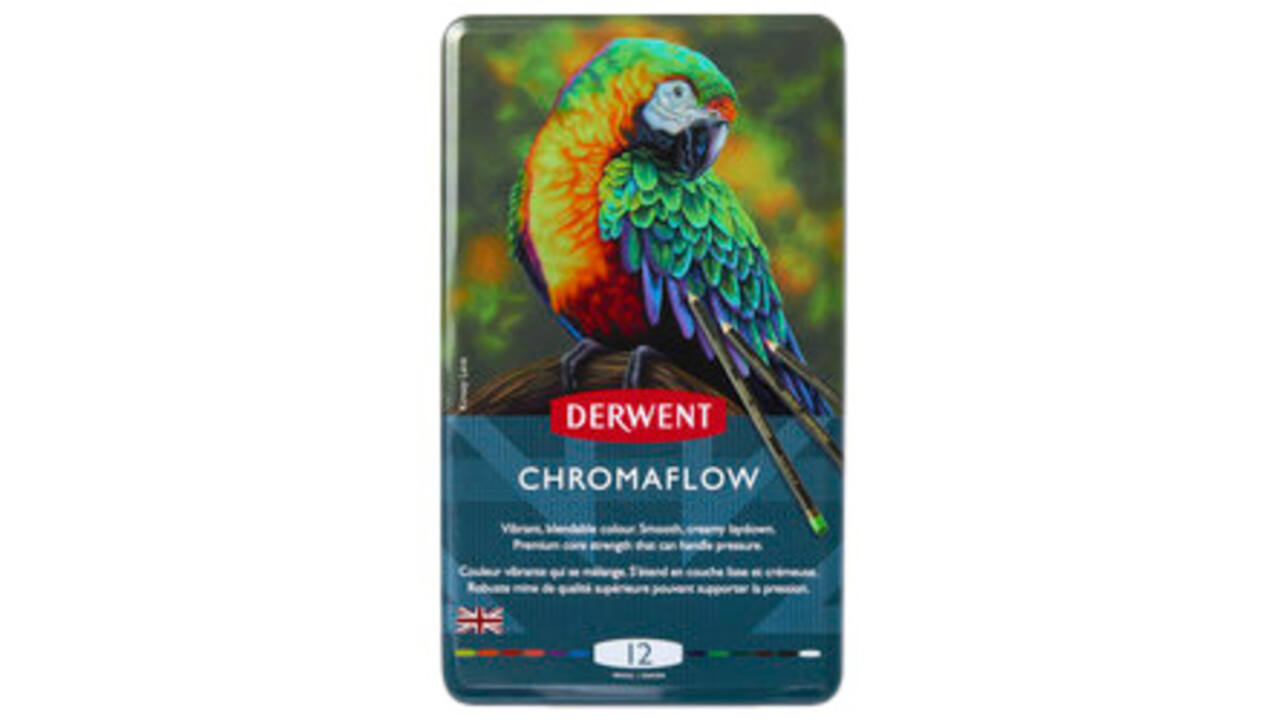 Kleurpotloden Derwent Chromaflow set à 12 kleuren