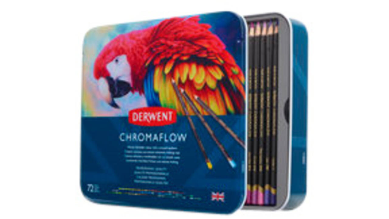 Kleurpotloden Derwent Chromaflow set à 72 kleuren