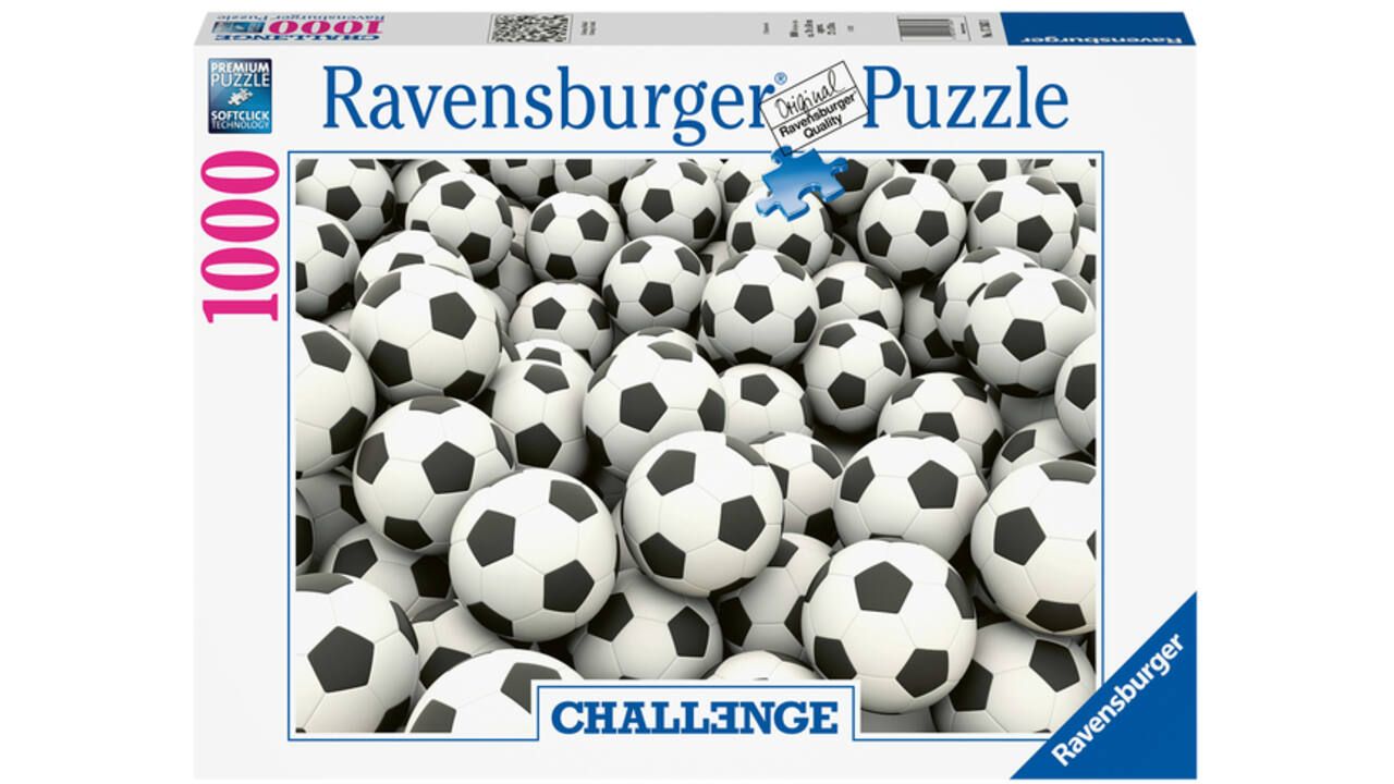 Puzzel Ravensburger Voetballen challenge 1000 stukjes