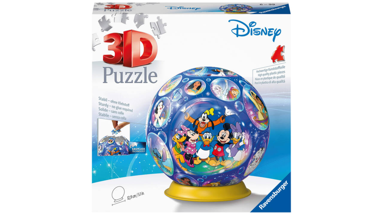 Puzzelbol Ravensburger Disney 3D 72 stukjes