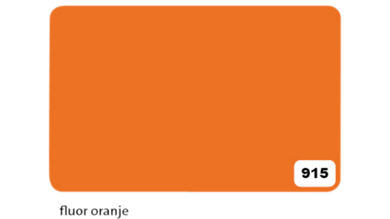 Etalagekarton Folia 1-zijdig 48x68cm 380gr nr915 lichtoranje