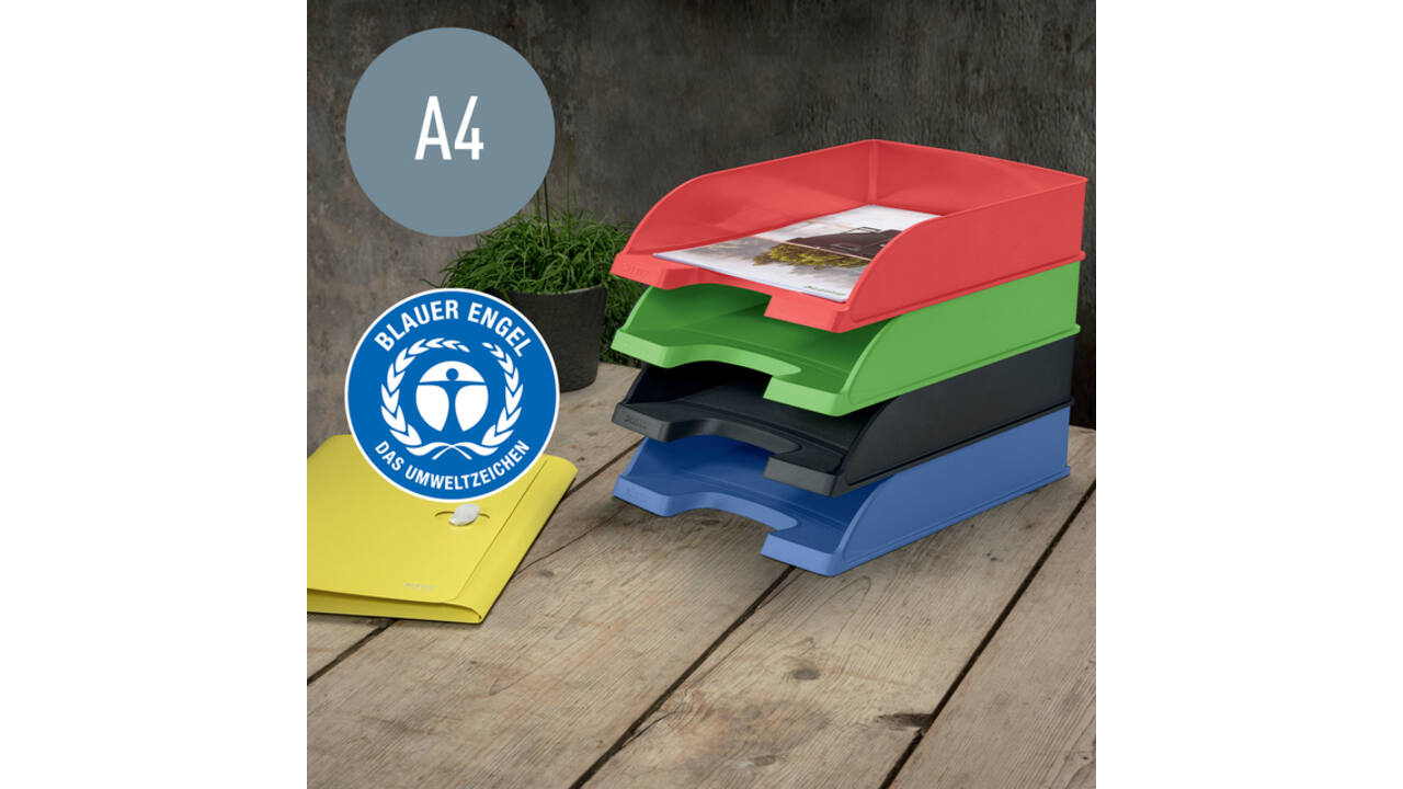 Brievenbak Leitz Recycle A4 blauw
