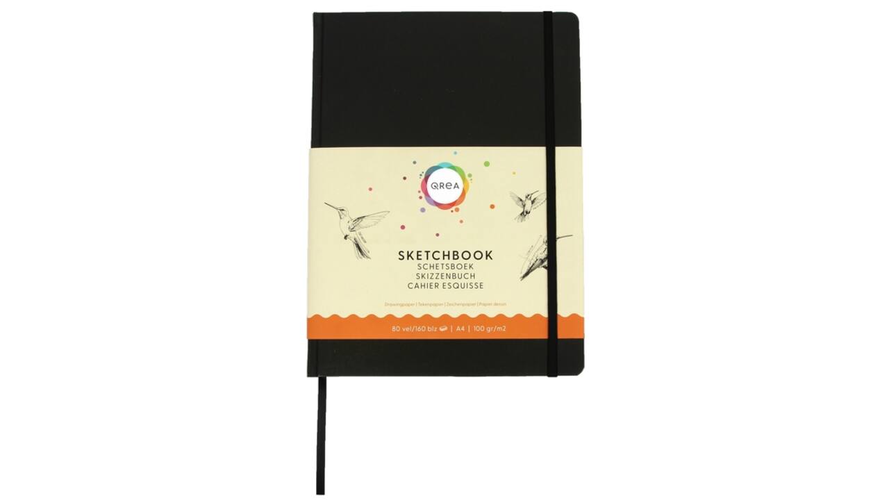 Tekenboek Qrea A4 80 vel 100gr