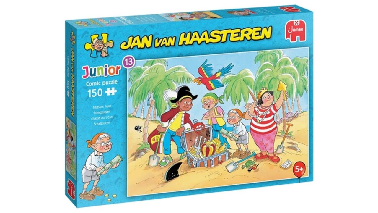 Puzzel Jan van Haasteren Junior 13 Treasure Hunt 150 stukjes