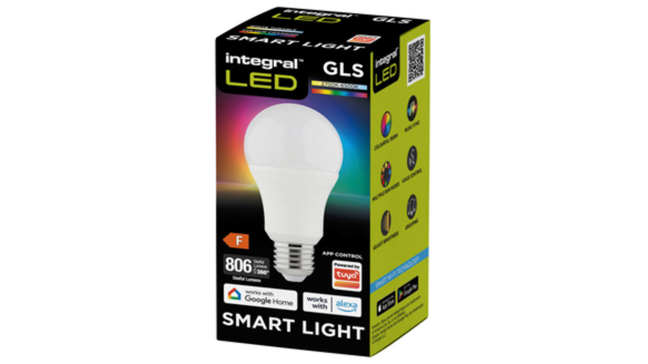 Ledlamp Integral E27 2700-6500K Smart RGBW 8.5W 806lumen