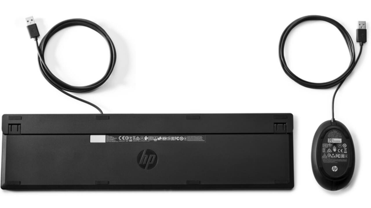Toetsenbord + muis HP 320MK Qwerty zwart
