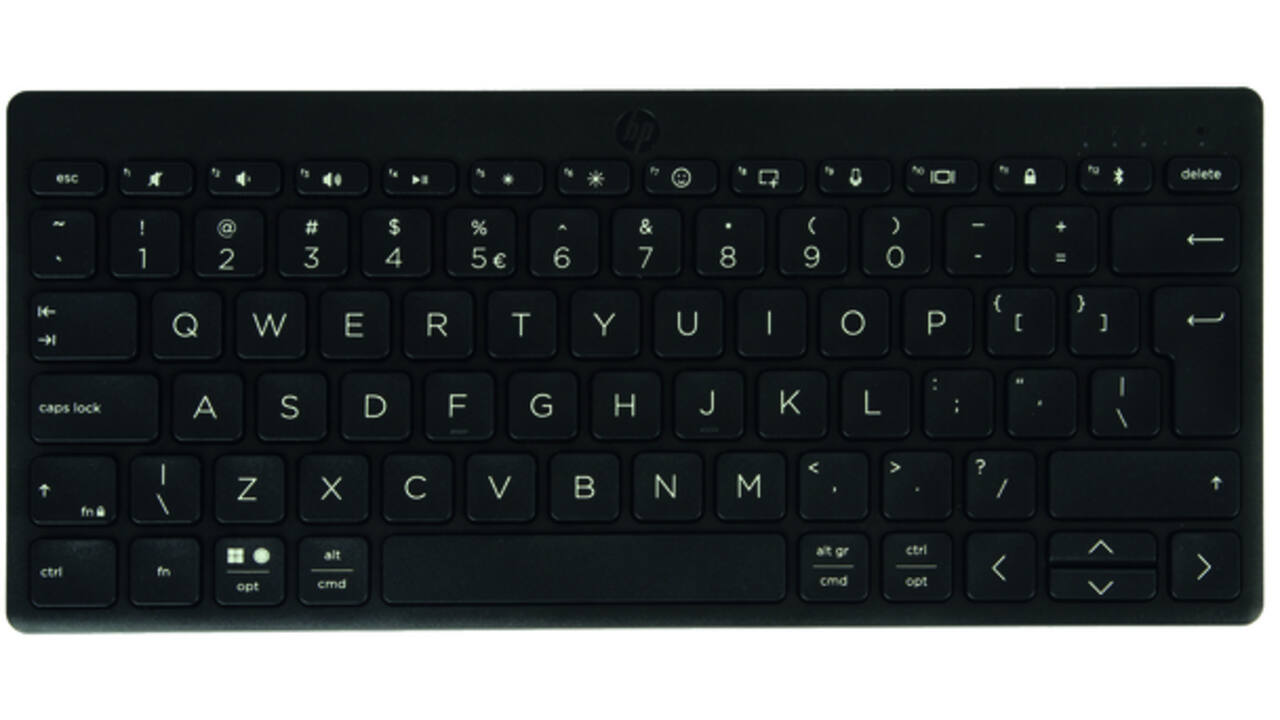 Toetsenbord HP 355 compact multi-device Qwerty zwart