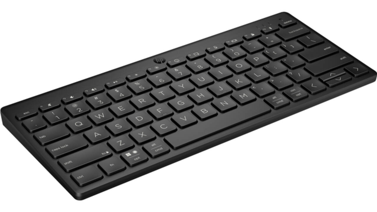Toetsenbord HP 355 compact multi-device Qwerty zwart