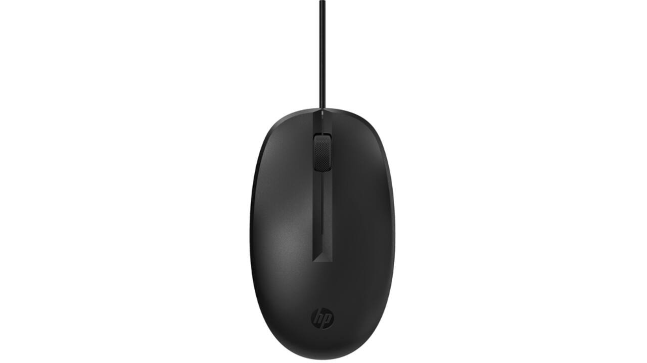 Muis HP 128 laser bedraad zwart