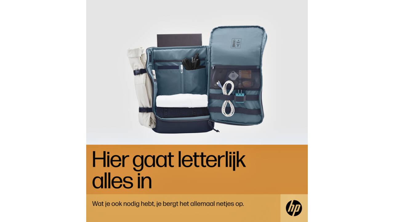 Laptop Rugzak HP travel 25 liter 15.6 blauw/grijs