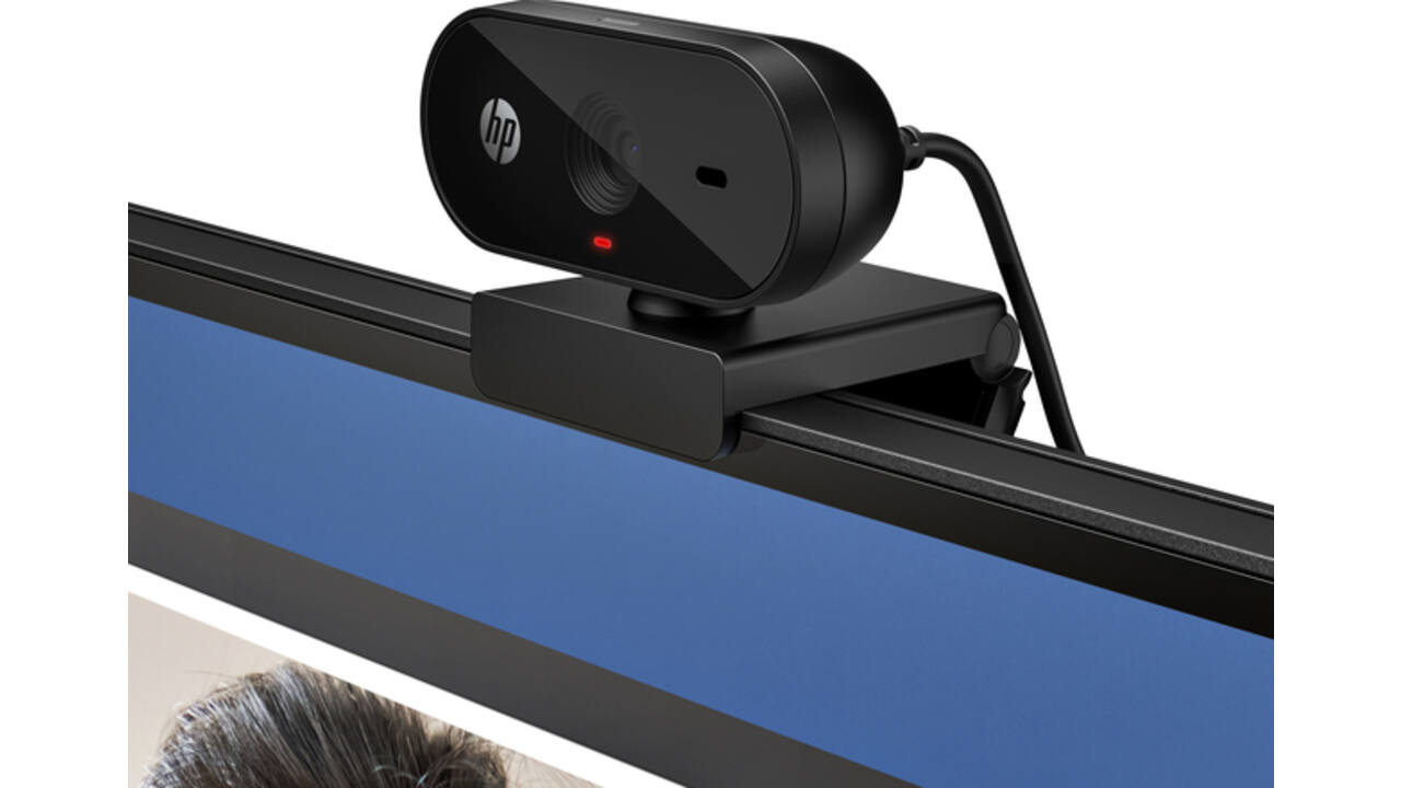 Webcam HP 325 FHD USB-A zwart