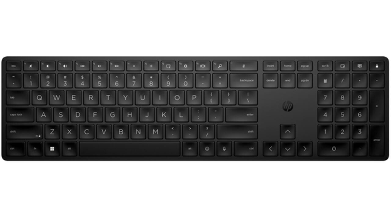 Toetsenbord HP 455 programmeerbaar draadloos Qwerty zwart