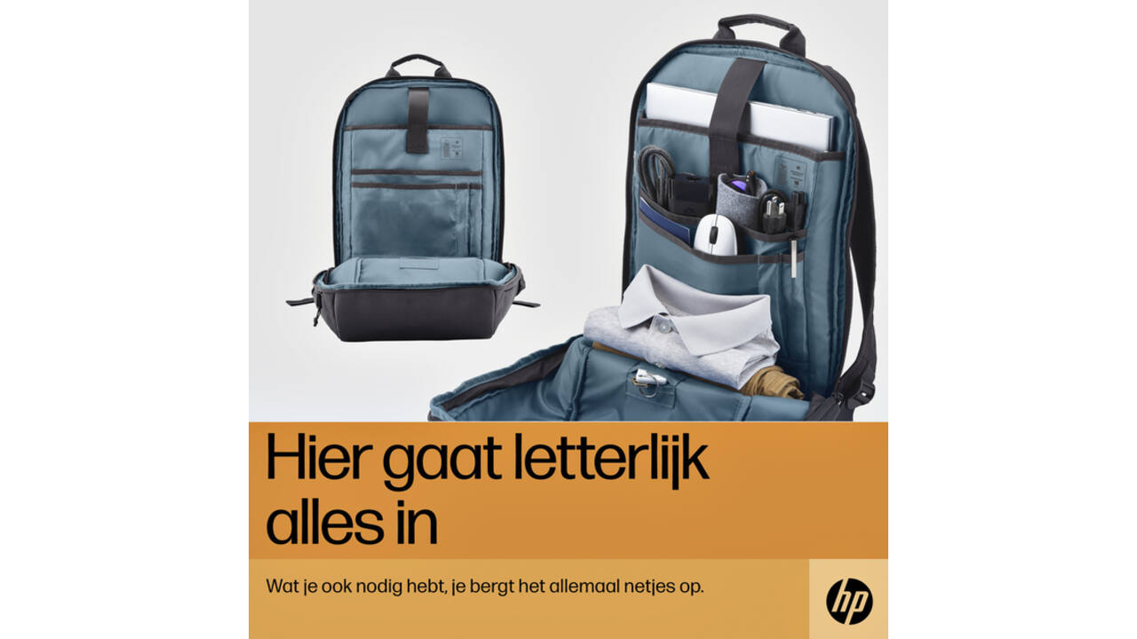 Laptop Rugzak HP travel 18 liter 15.6 blauw/grijs